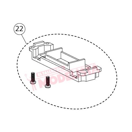 Cache de bogie pour TRD (version DC).