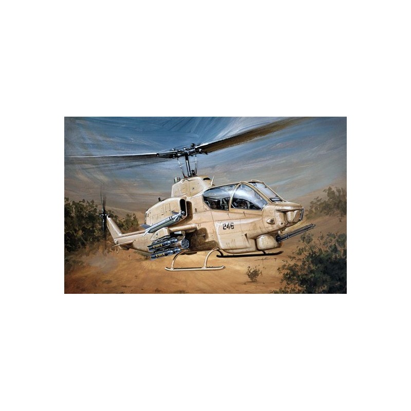 Helicóptero BELL AH-1W "SUPERCOBRA". ITALERI 833