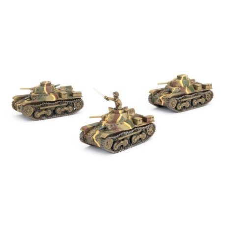 Pelotón de blindados Type 95 Ha-Go.