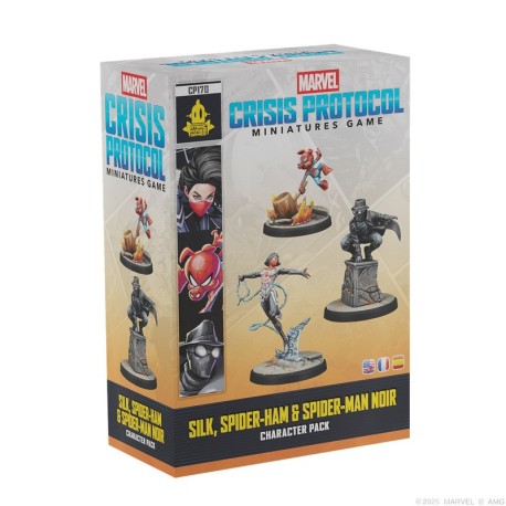 MCP: Seta, Spider-Ham e Spider-Man Noir.