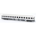 2nd class coach B12x in white transitional livery, RENFE.