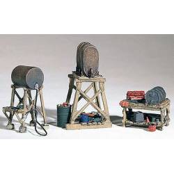 3 Fuel Stands.