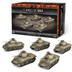 Peloton blindé M4 Sherman.