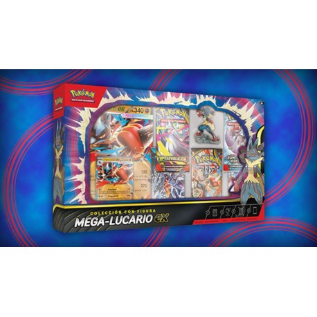 Pokémon: Megalucario EX con figura. spagnolo.