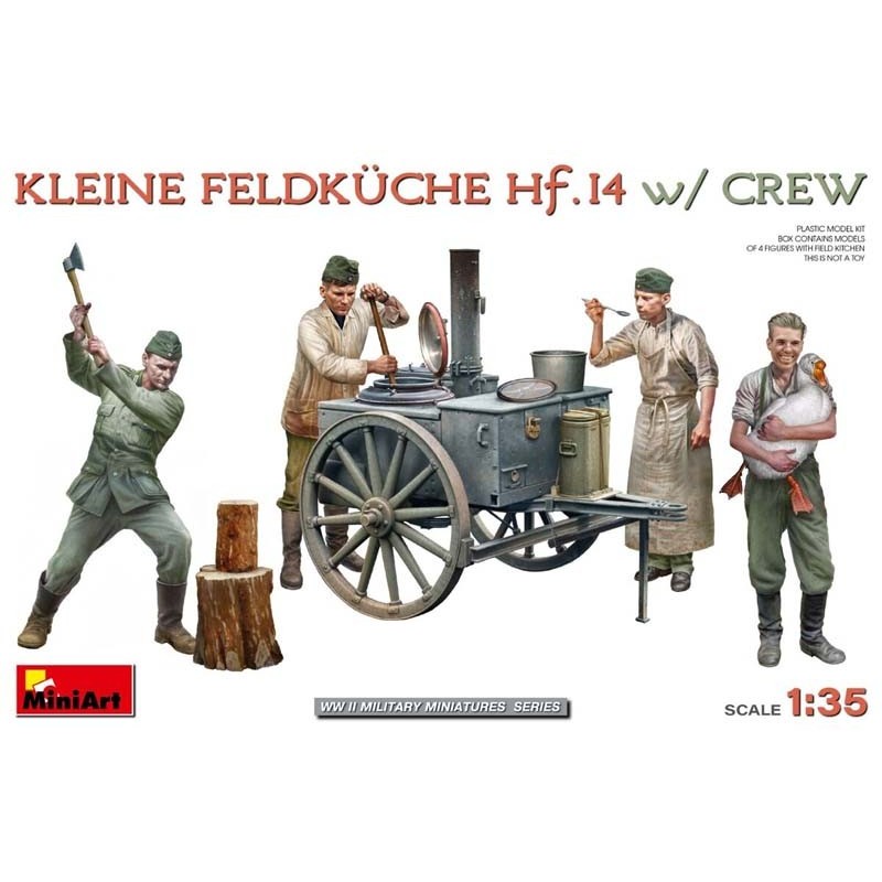 Field kitchen Hf.14 with crew. Field kitchen Hf.14 with crew.