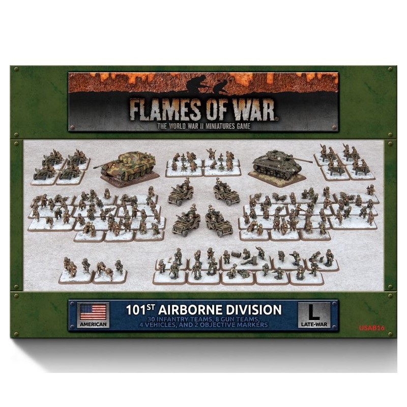 Armeekasten der 101. Luftlandedivision (Winter). Armeekasten der 101. Luftlandedivision (Winter).