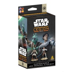 SW Legion: General y Caballero Jedi personalizables.