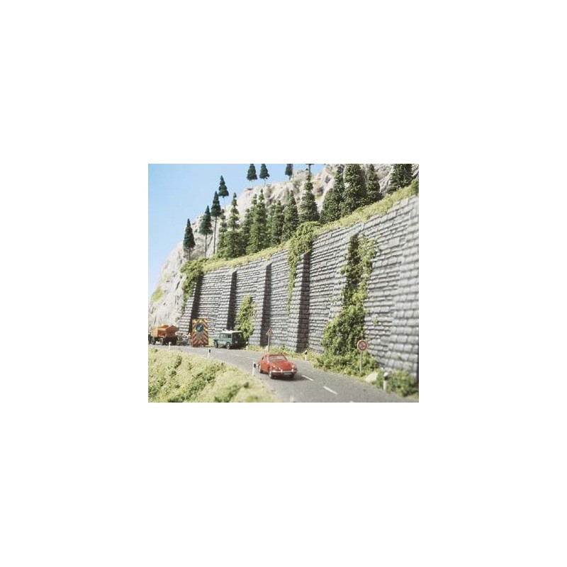 2 stone walls. BUSCH 7031