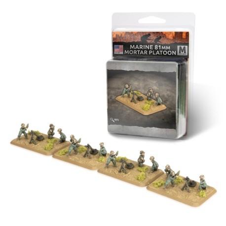 Equipaggiamento mortaio da 81mm dei Marines.