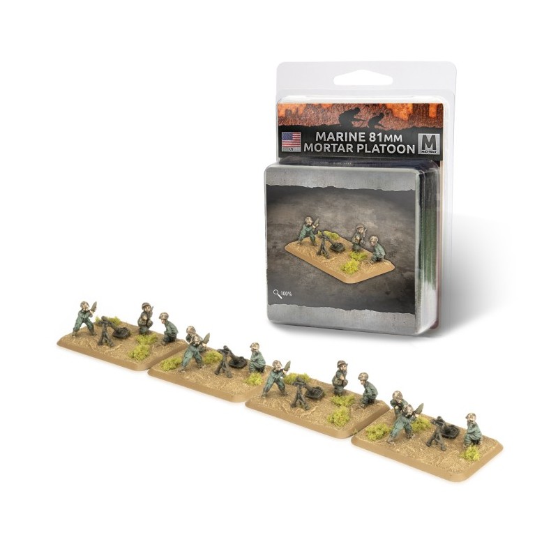 Equipaggiamento mortaio da 81mm dei Marines. Equipaggiamento mortaio da 81mm dei Marines.