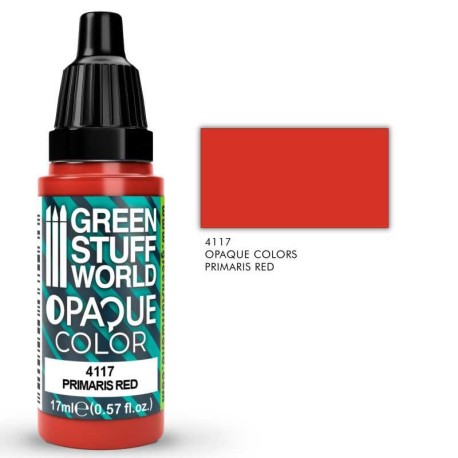 Vernice acrilica rossa, 17 ml.
