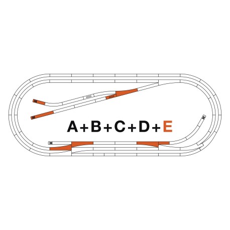 Track extension set: E. RocoLine.