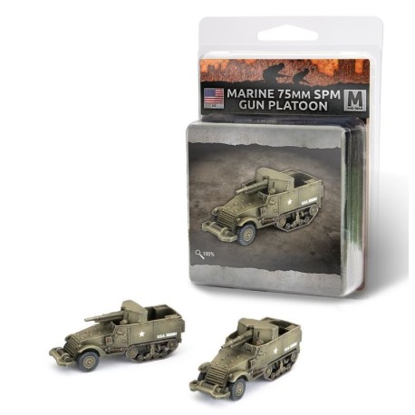 Flames Of War: Plotone cannoni semovente da 75 mm - supporto americano nel Pacifico.