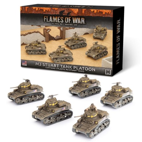 M3 Stuart Light Tank Platoon.