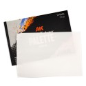 Tear-off paper palette.