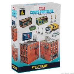 Marvel Crisis Protocol: NYC City Block Terrain Collection.