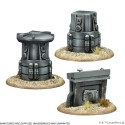 SW Legión: Miniaturas de fichas de objetivo en 3D.