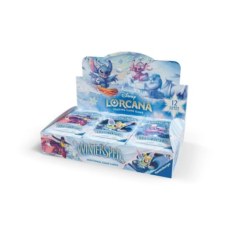 Lorcana: Paquetes de Refuerzo (24 Unidades) Winterspell Inglés.