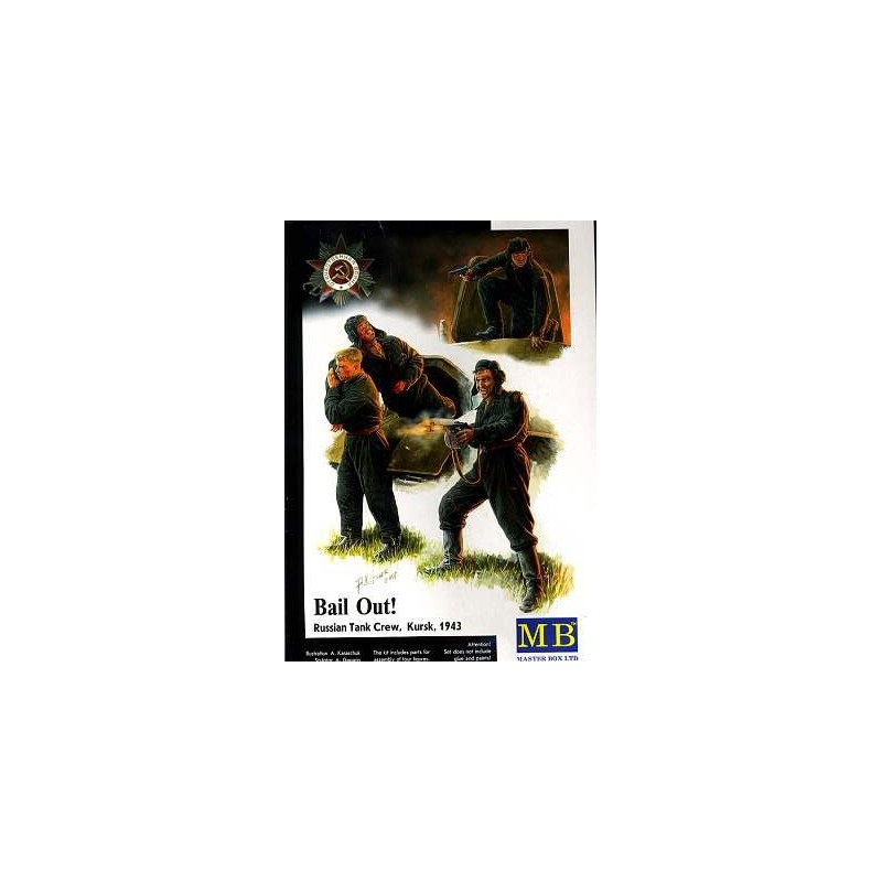 Carristas rusos, Kursk 1943. MASTER BOX 3532