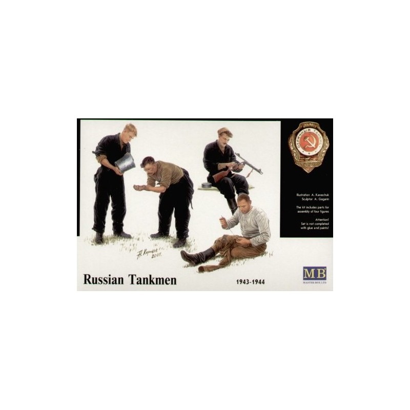 Russian tankmen. MASTER BOX 3535