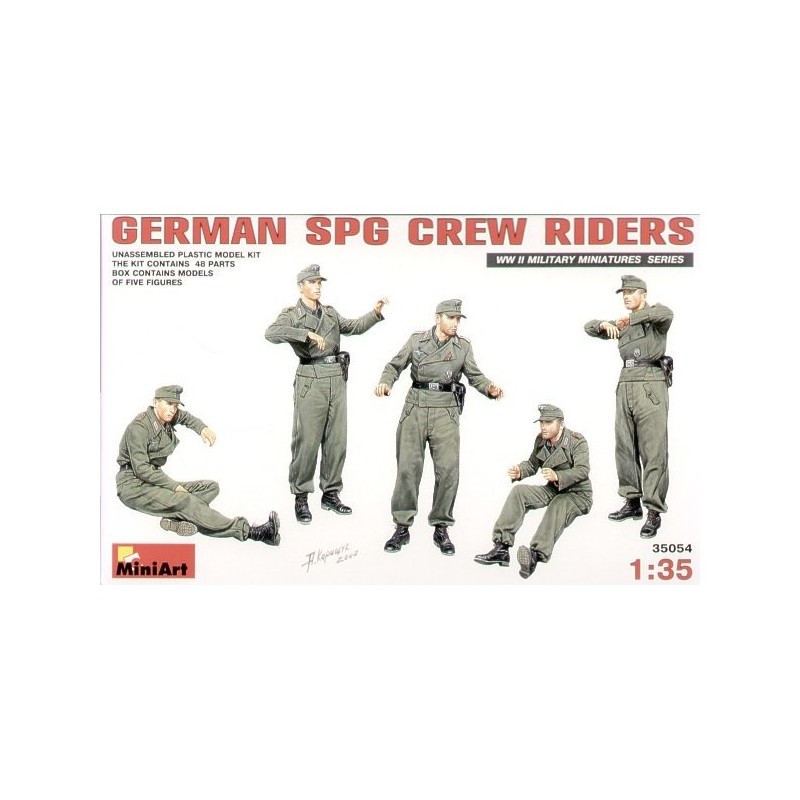 Pilotos alemanes de la SPG. MINIART 35054