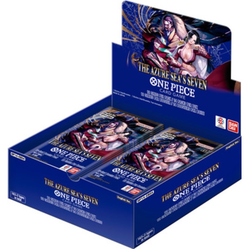 One Piece: La scatola booster dei sette dell'azzurro mare (24) op14. inglese.