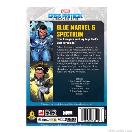 Marvel Crisis Protocol: Blue Marvel & Spectrum.