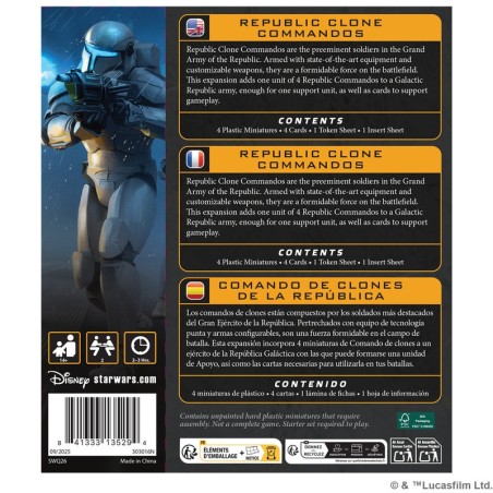 SW Legión: Comando de clones de la república.