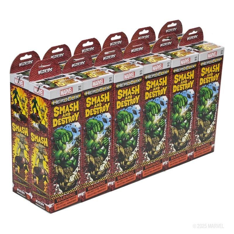 Marvel Heroclix: Zerstöre und zerstöre den Booster-Stein. englisch.