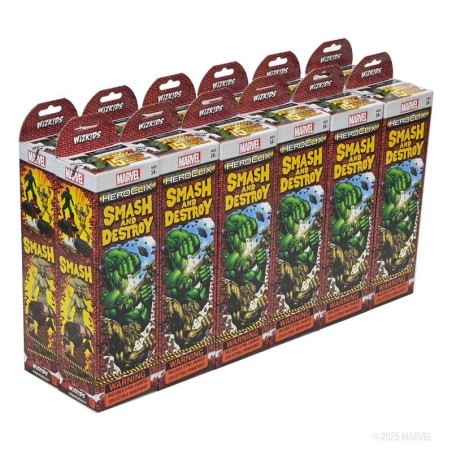 Marvel heroclix: Smash and destroy booster brick. Inglés. Marvel heroclix: Smash and destroy booster brick. Inglés.