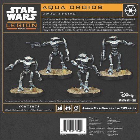 SW Legion: Acuadroides.