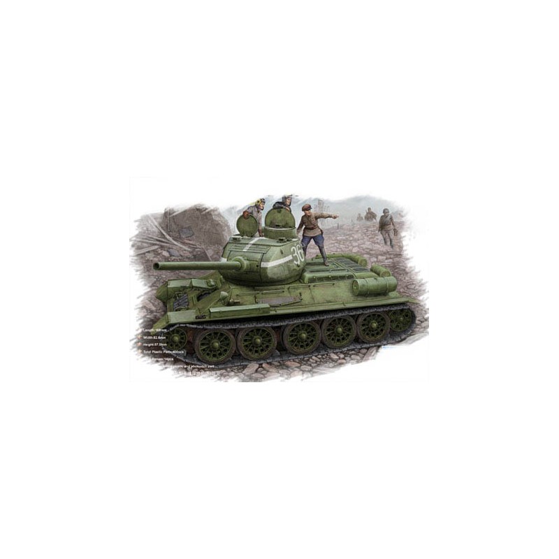 T-34/85. HOBBY BOSS 84807