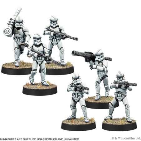 SW Legion: Unidad de tiradores de soldado clon.