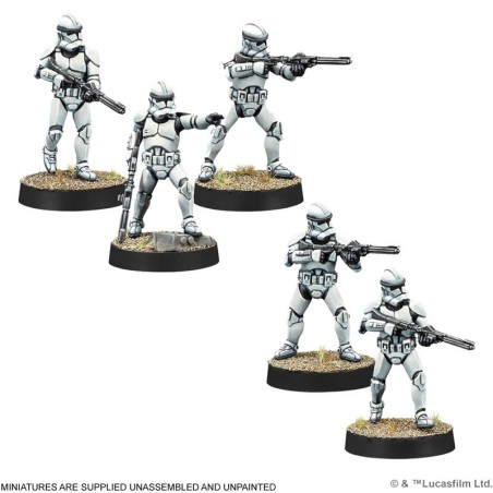 SW Legion: Unidad de tiradores de soldado clon.