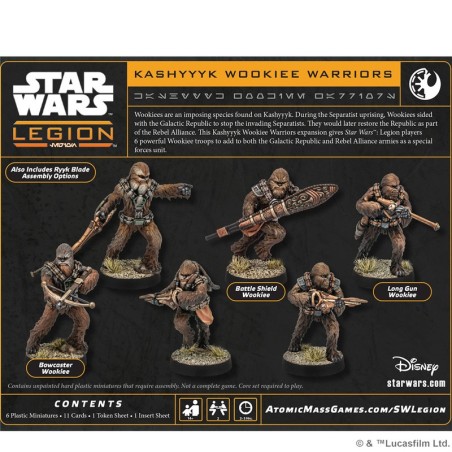 SW Legion: Guerreros Wookiee de Kashyyyk.