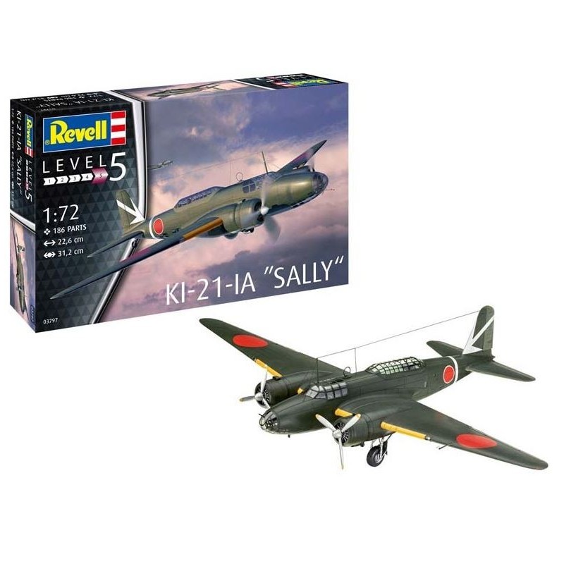 Ki-21-la "Sally".|Caixa danificada.
