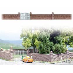 Wall and gate.