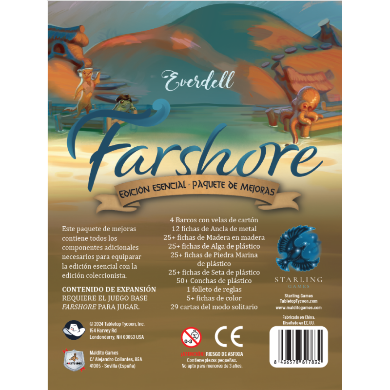 Everdell Farshore: Essential Edition Upgrade-Pack.