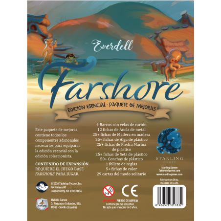 Everdell Farshore: paquete de mejora edición esencial.