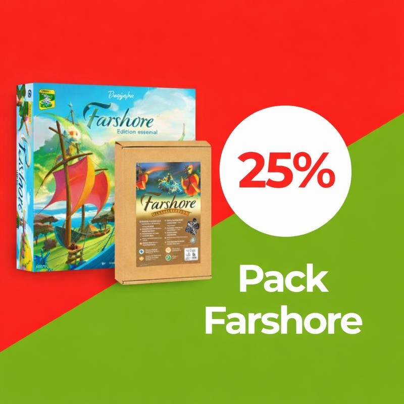 Everdell Farshore Pack + Upgrade-Pack.