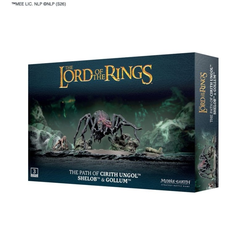 O Caminho de Cirith Ungol: Shelob e Gollum.