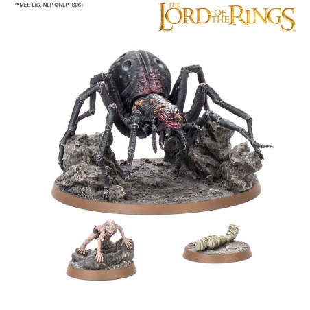 O Caminho de Cirith Ungol: Shelob e Gollum.
