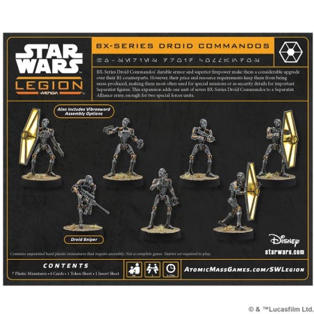 Star Wars Legión: BX-Series Droid Commandos.