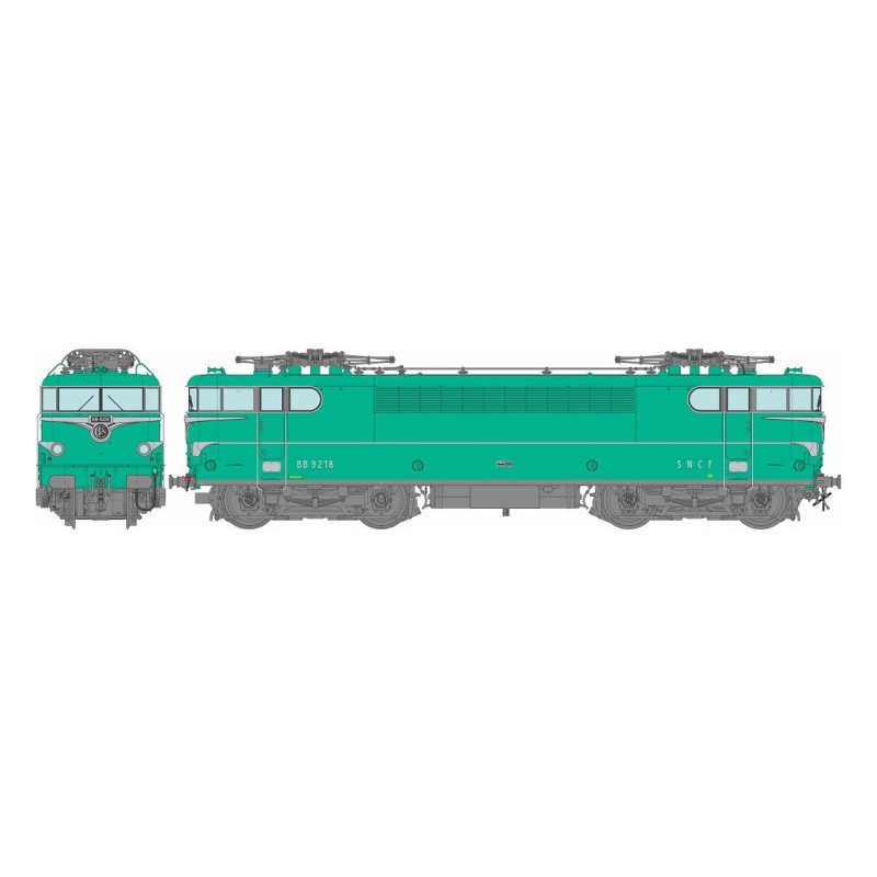 Locomotiva elétrica BB 9218, SNCF. Som. Locomotiva elétrica BB 9218, SNCF. Som.