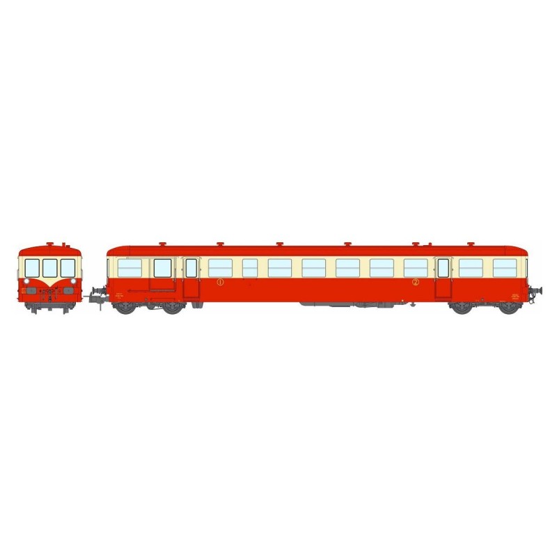 Carruagem reboque unificada XR-7360, SNCF.