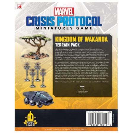 Marvel Crisis Protocol: Kingdom of Wakanda Terrain Pack.