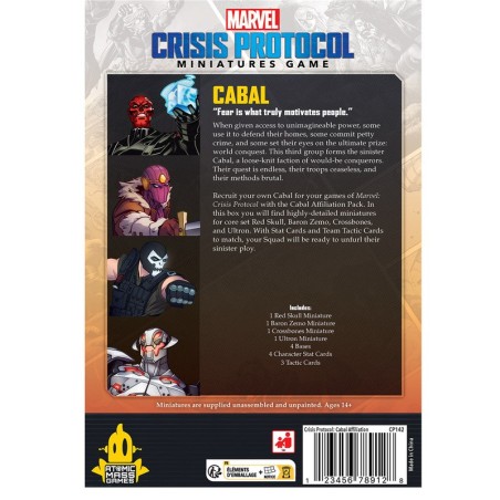 Marvel Crisis Protocol: Kabalen-Zugehörigkeitspaket.