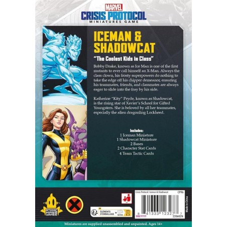 Marvel Crisis Protocol: Iceman & Shadowcat.