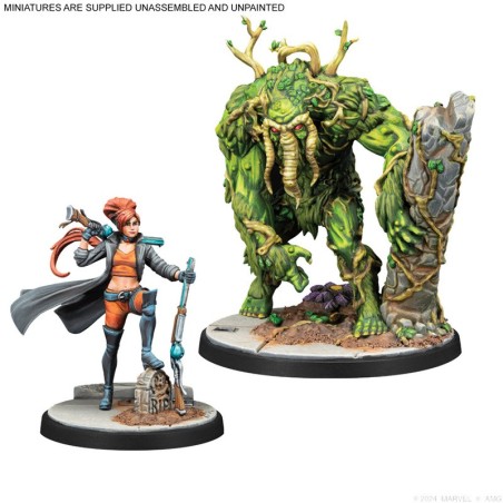 Marvel Crisis Protocol: Elsa Bloodstone & Man-Thing.