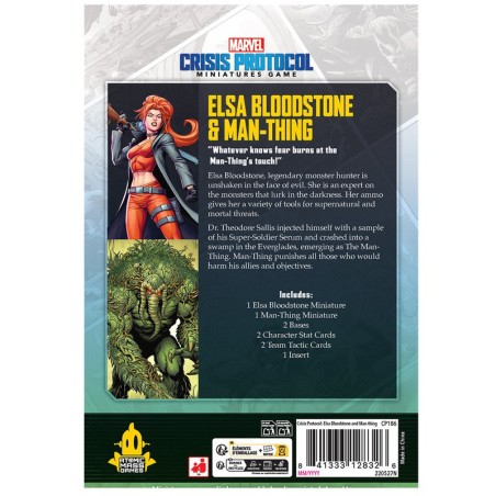 Marvel Crisis Protocol: Elsa Bloodstone & Man-Thing.